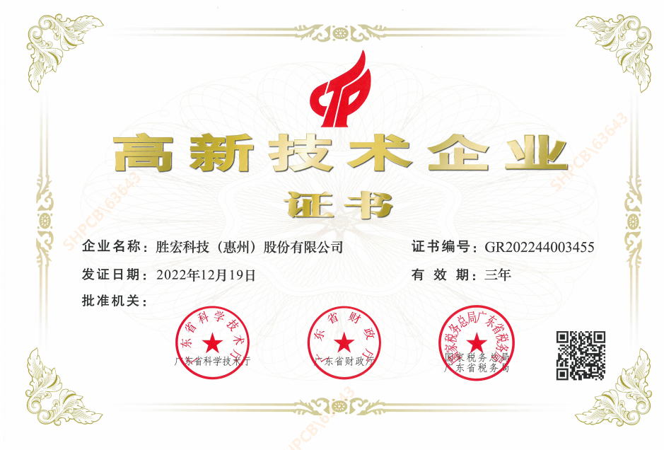 喜報！我司順利通過“高新技術企業”認定